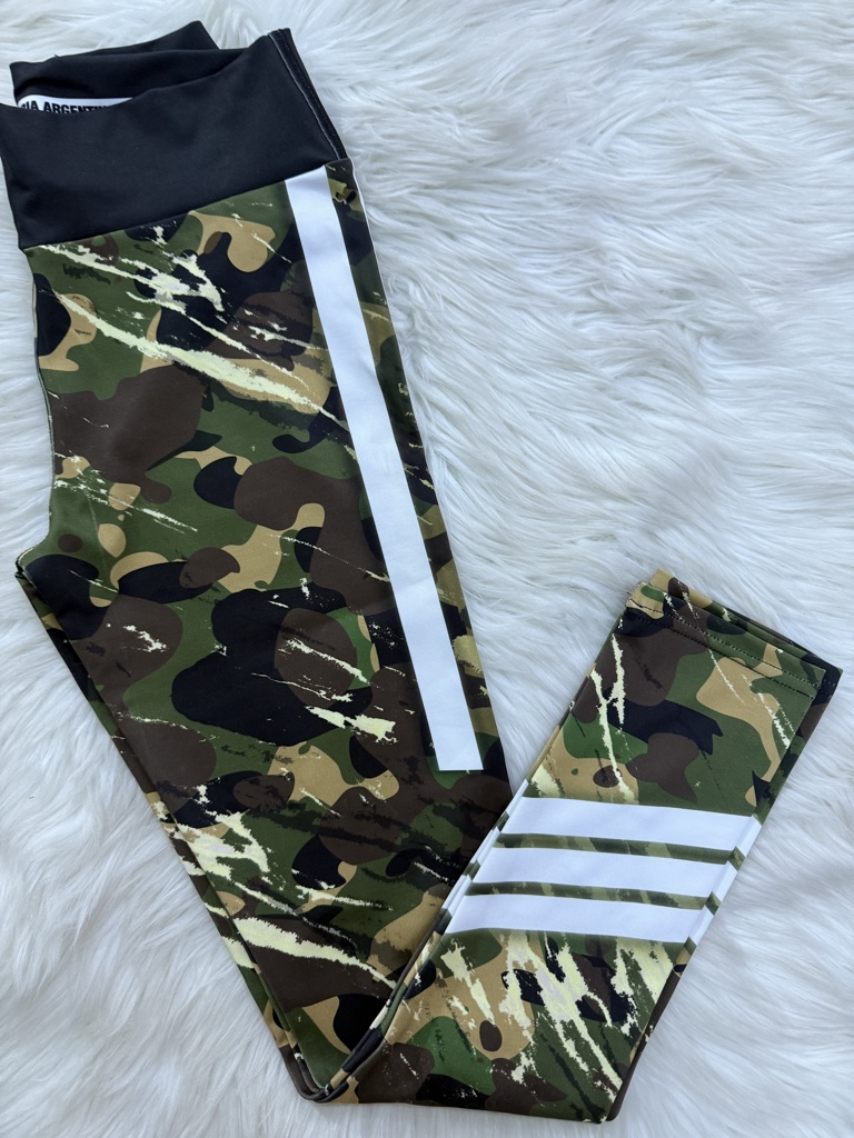 Calza camufladas talle S y XL