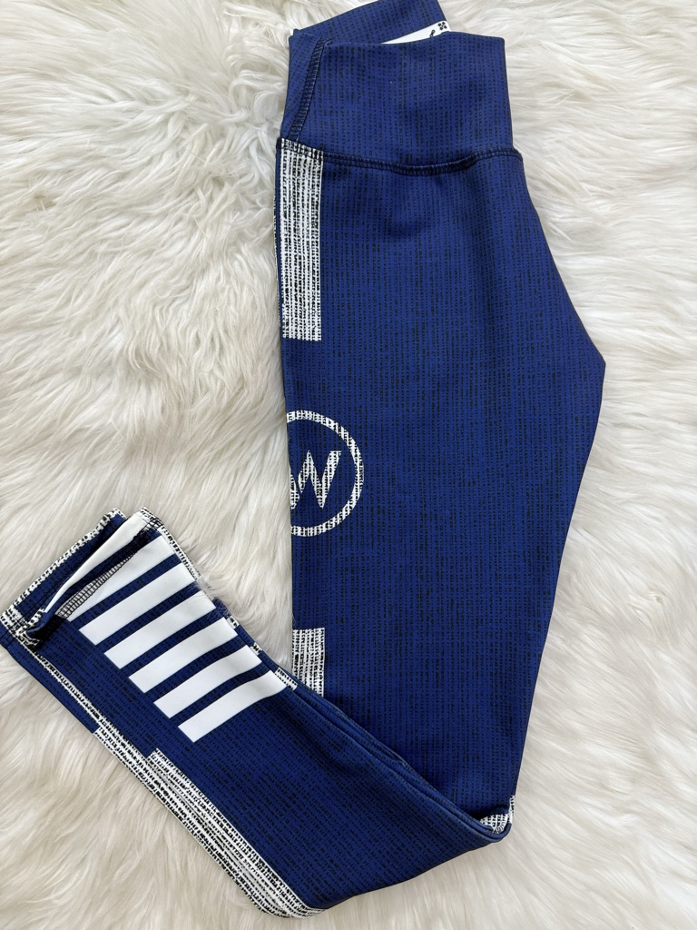 Calza larga azul  talle S y M