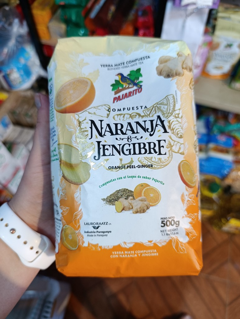 Pajarito naranja y jengibre 500 gr