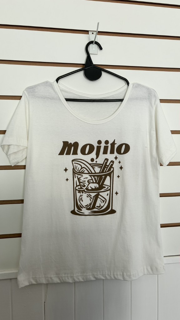 Remera blanca Mojito