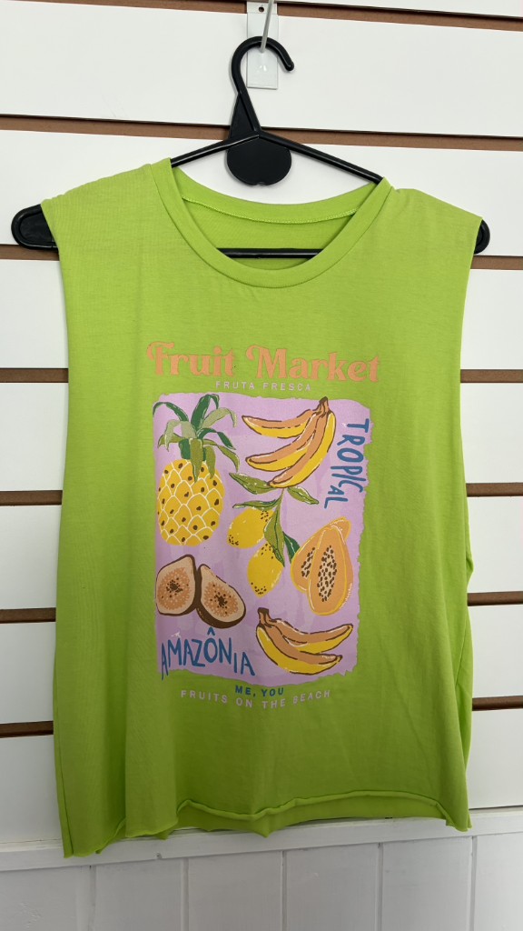 Remera verde Fruit Market