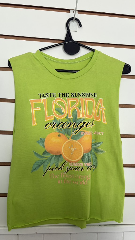 Remera verde Florida oranges