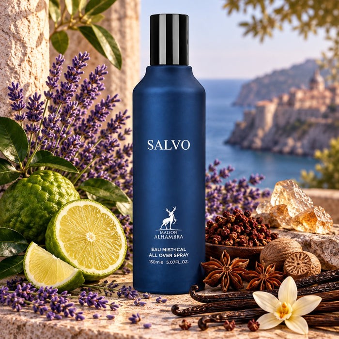 MAISON ALHAMBRA – «Body Spray Salvo» Hombre 150 ml
