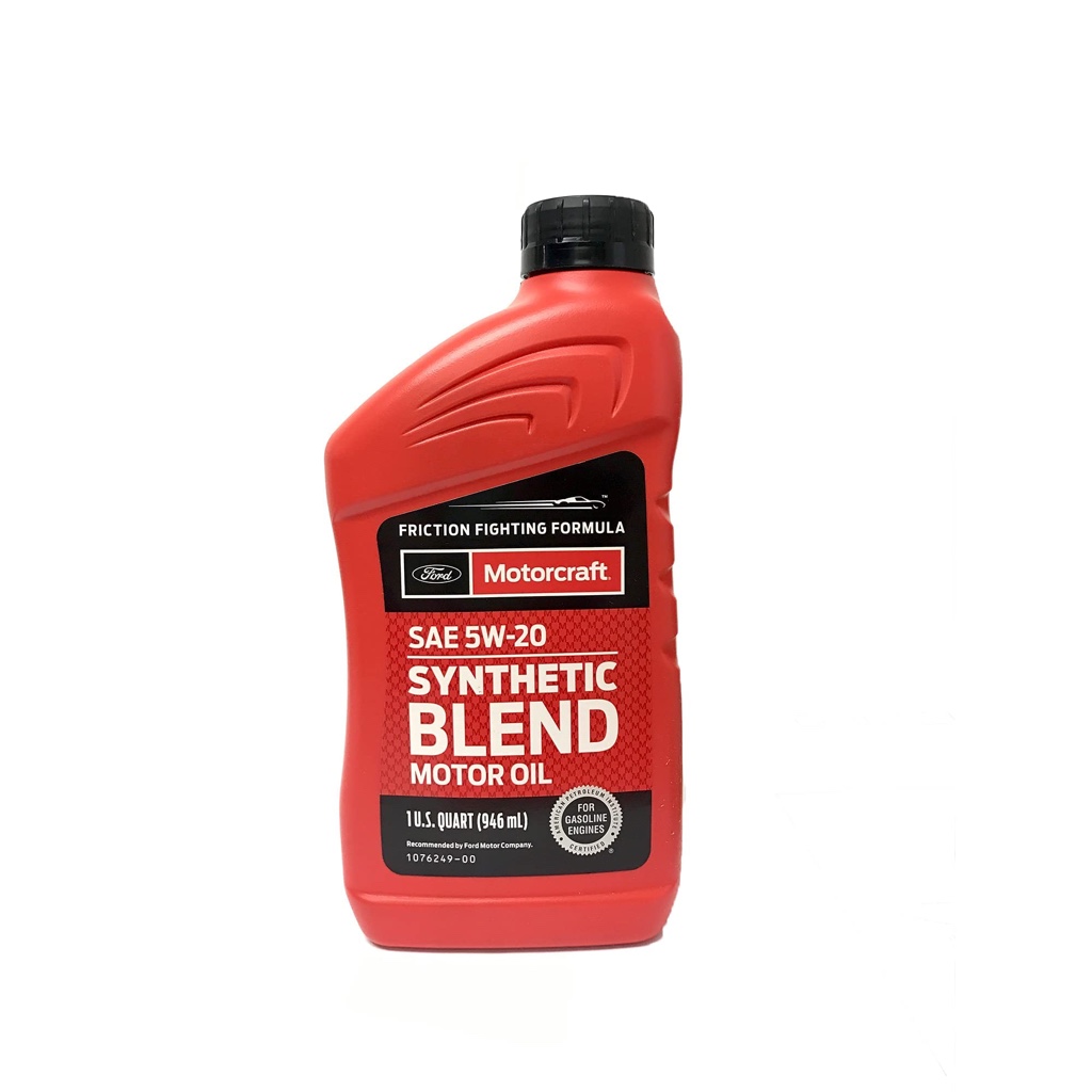 Motorcarft 5w20 synthetic blend 1/4, caja 12/1