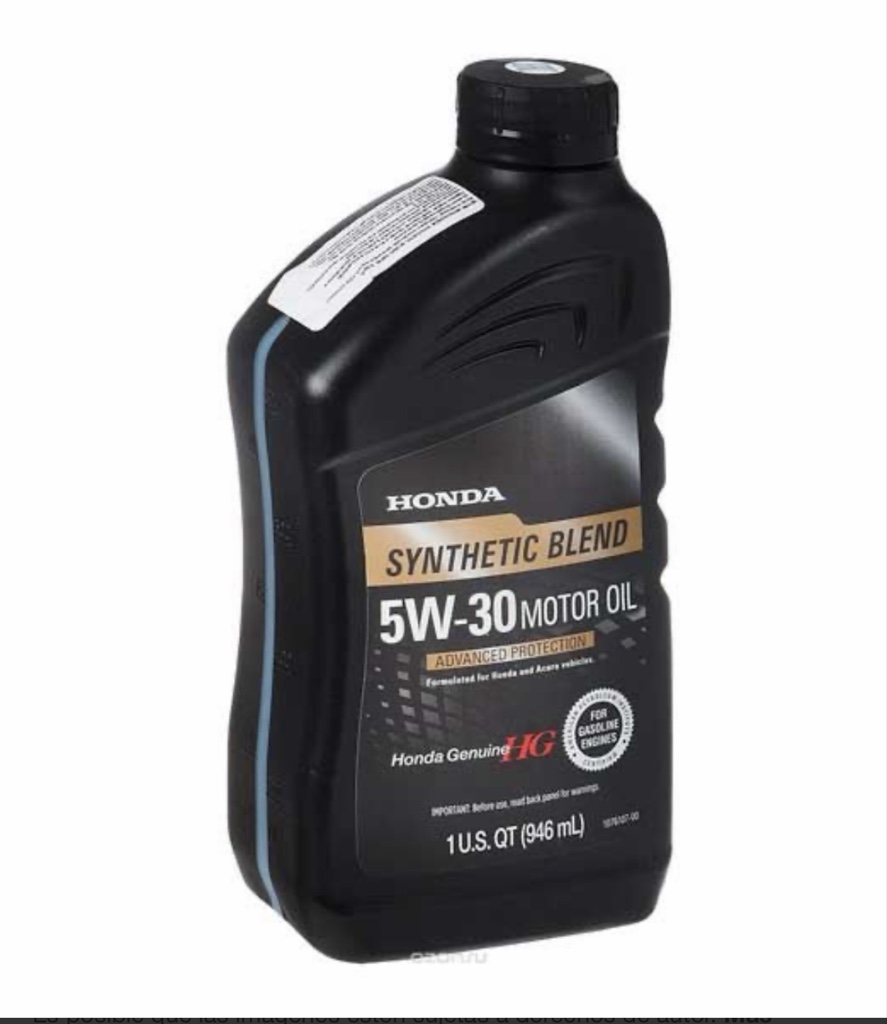 Honda 5w30 synthetic blend 1/4