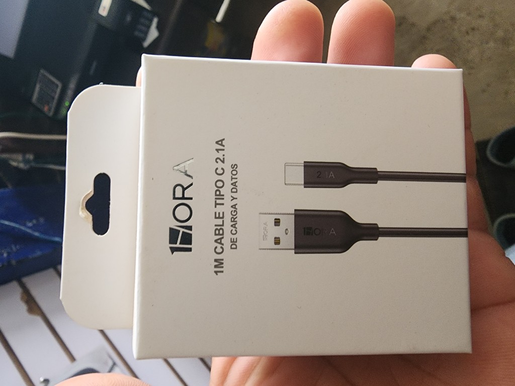 Cable usb A  c hora