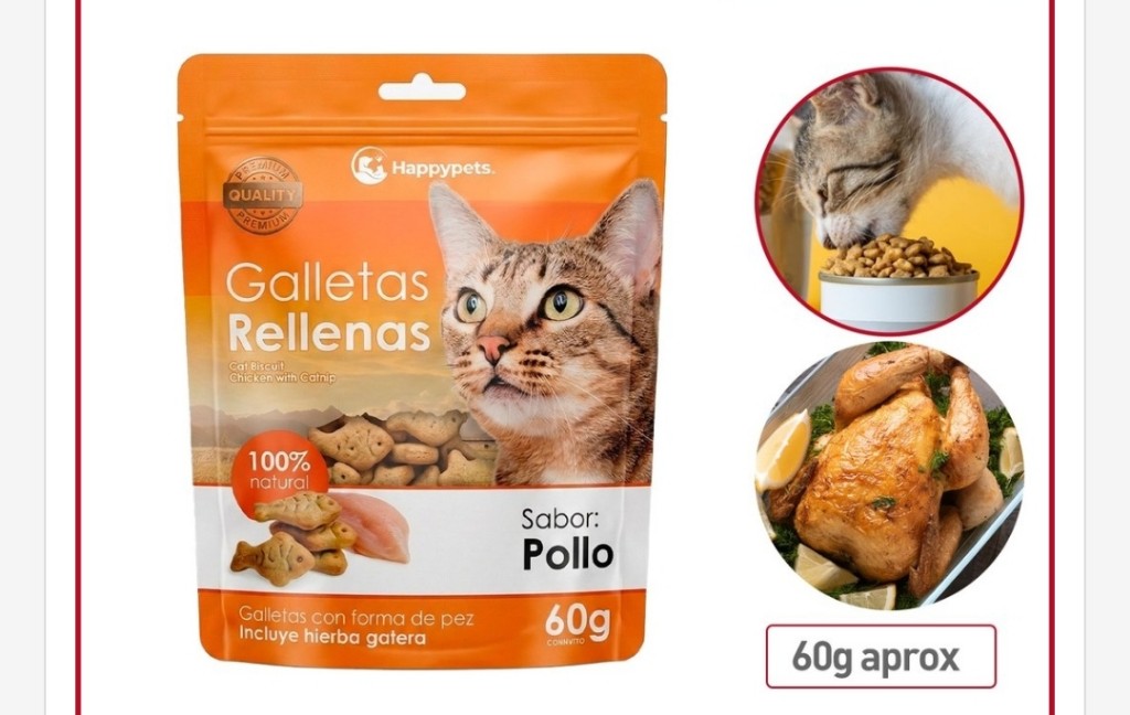 Happypets Galletas Rellenas Pollo
