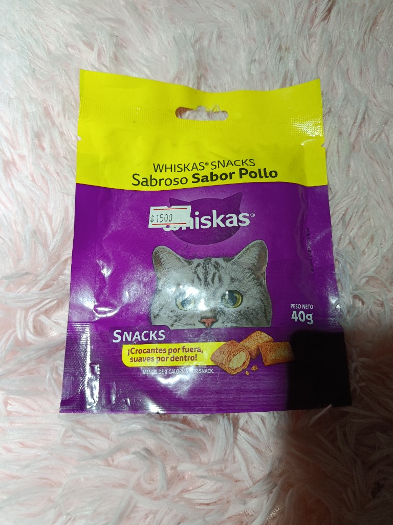 Whiskas snacks sabor pollo 40g