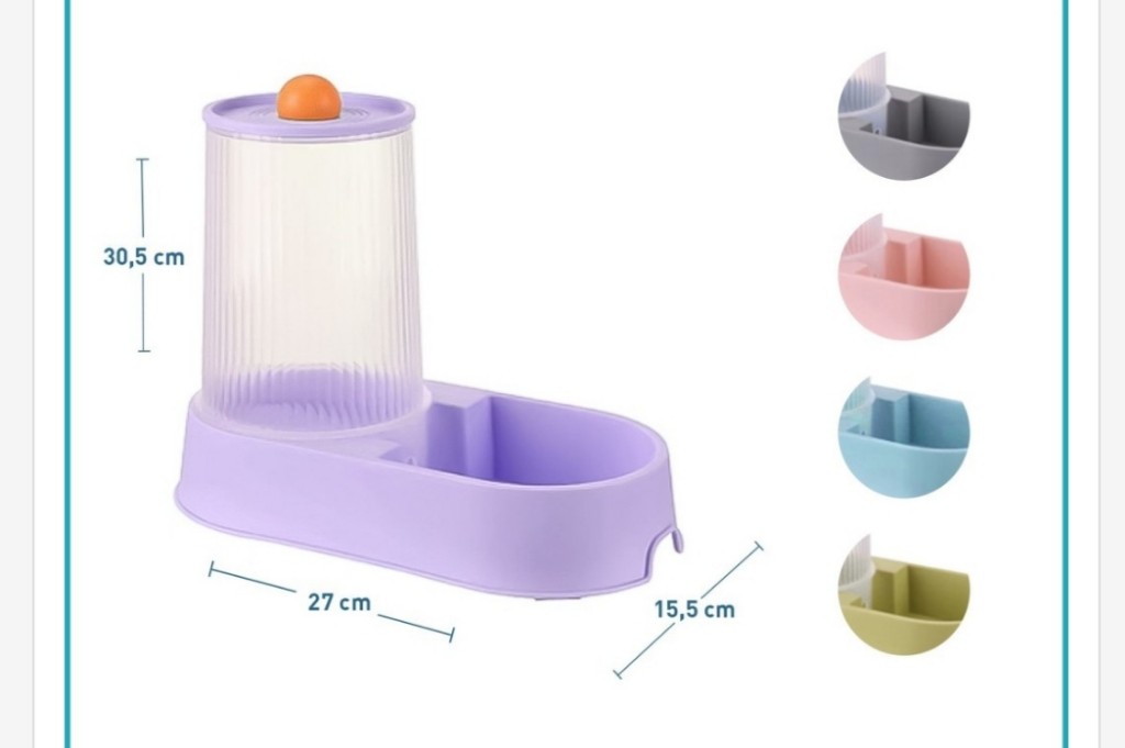 Bebedero variedad de colores 2500ml