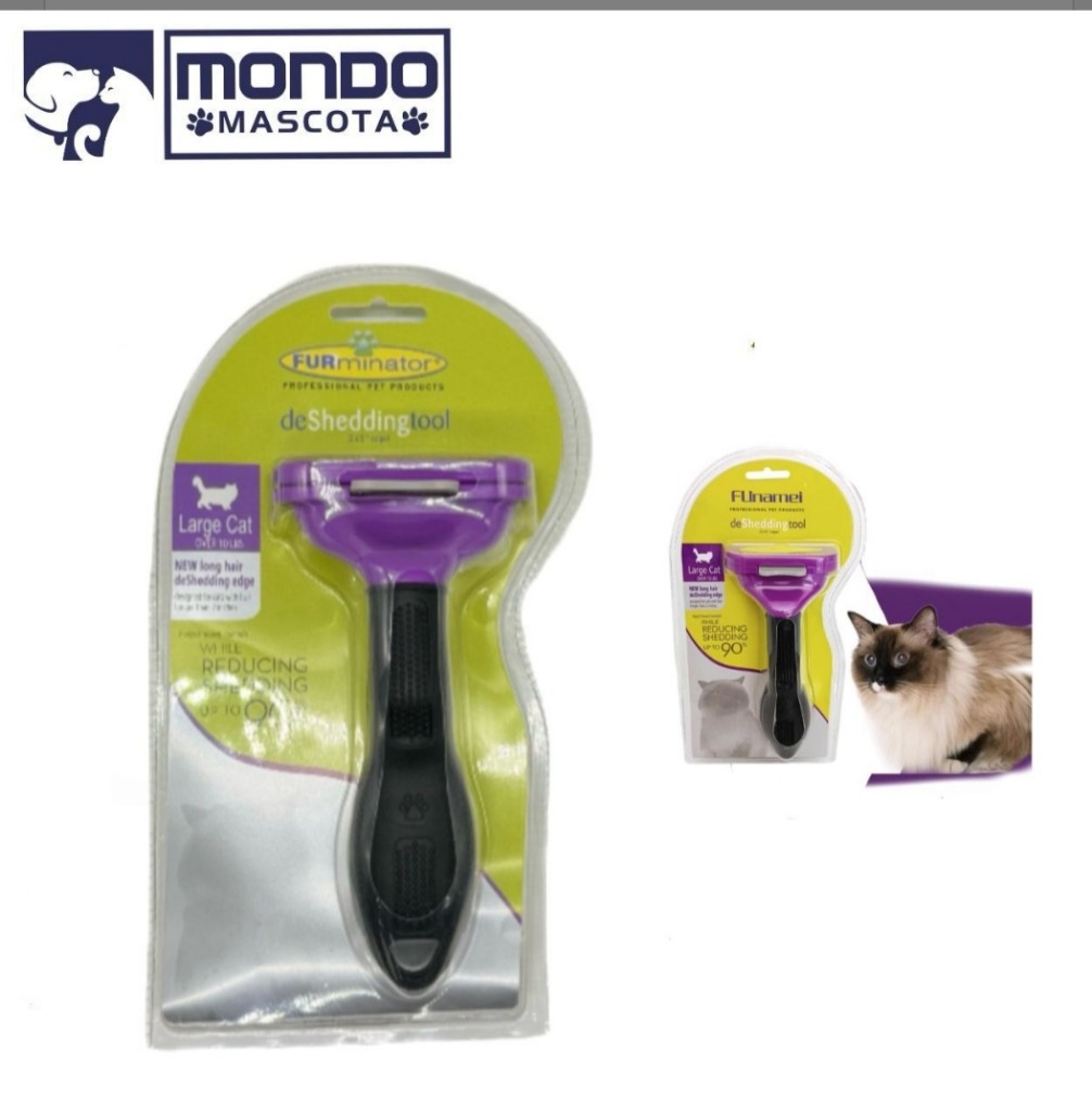 Furminator cepillo deslanador morado