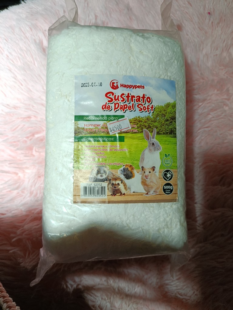 Happypets Sustrato de Papel Soft blanco