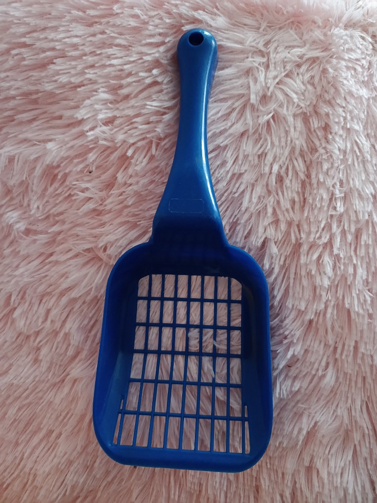 Pala arena sanitaria azul