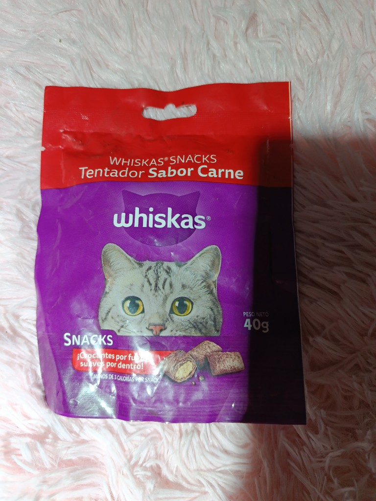 Whiskas Snacks sabor carne 40g