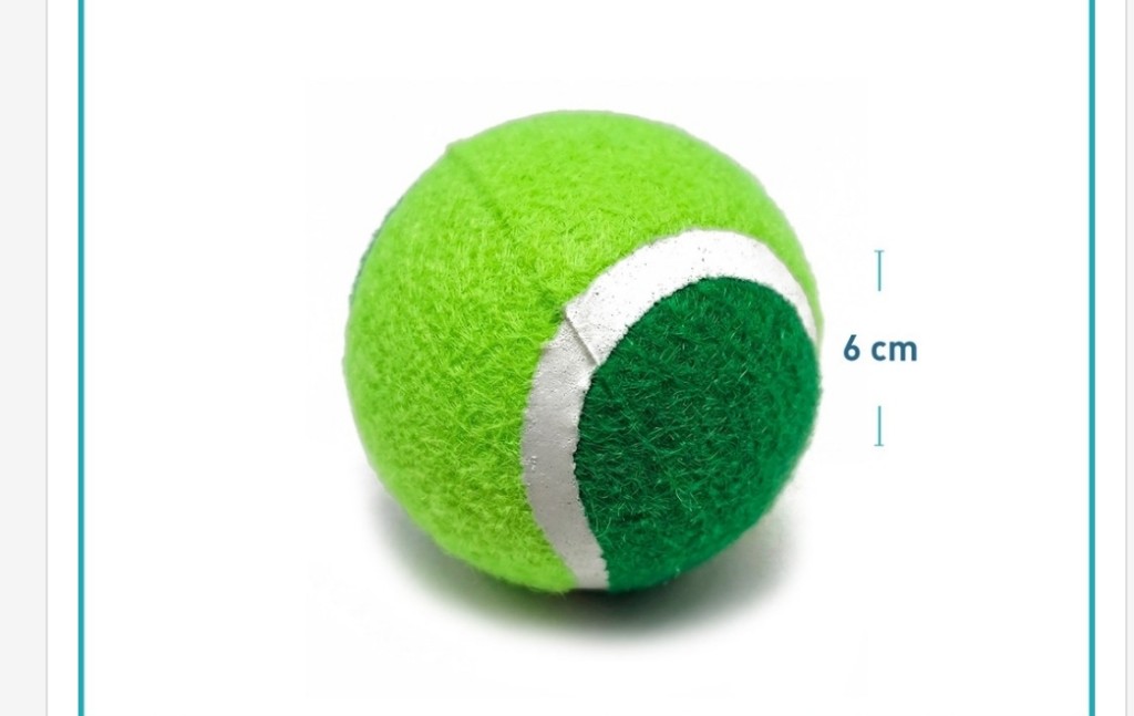 Pelota verde 6 cm