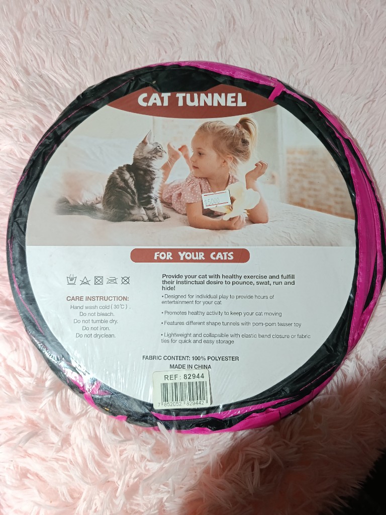 Cat Tunnel rosa