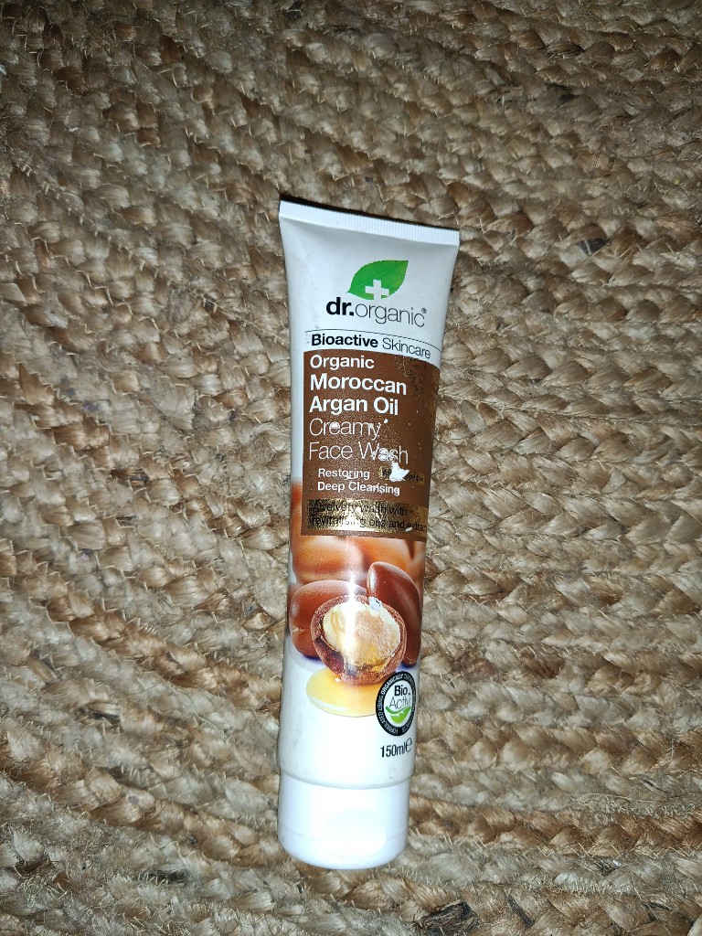 Dr. Organic Moroccan Argan Oil limpiador facial