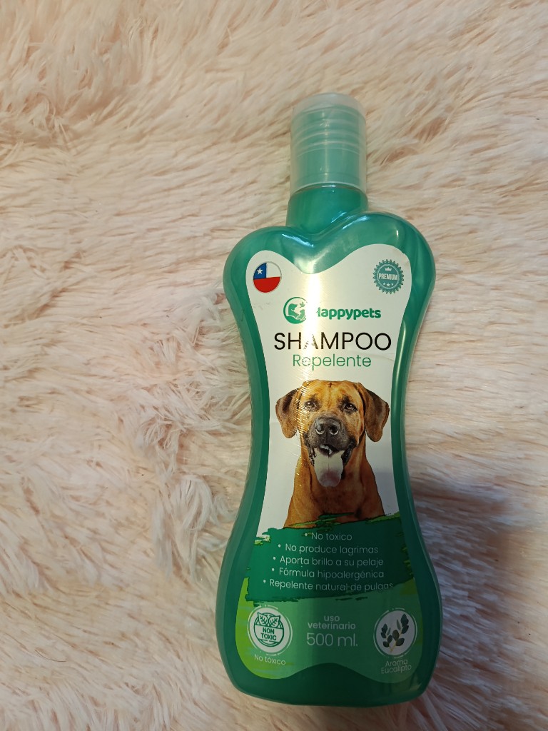 Happypets shampoo repelente verde