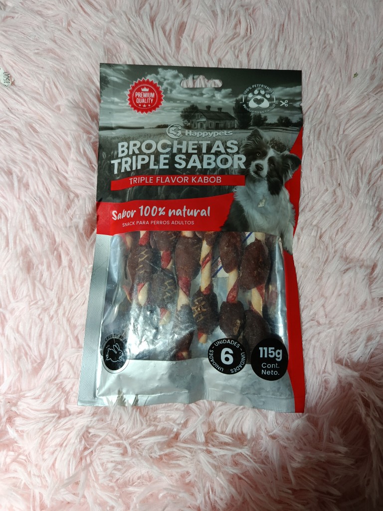 Happypets Brochetas Triple Sabor