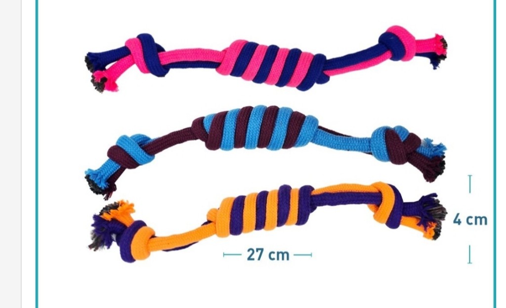 Cuerda mordedora bi colores