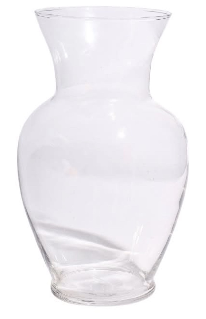 Clear Glass Vase (Medium) (1 Each)