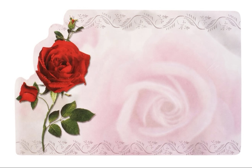 Red Rose Card (1 Each)