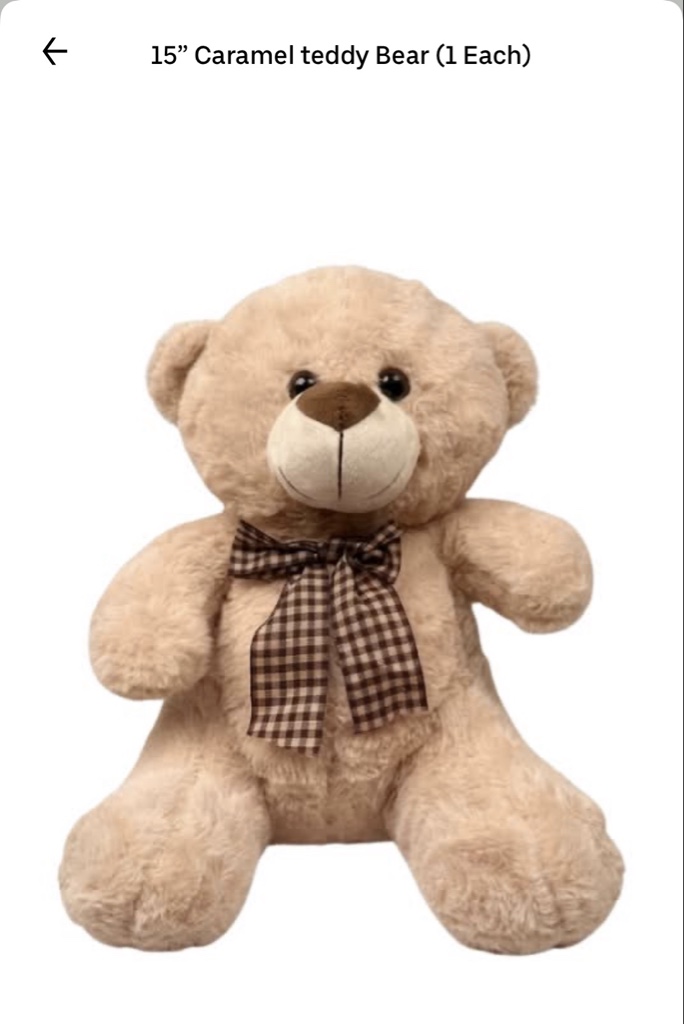 15”Caramel Teddy Bear