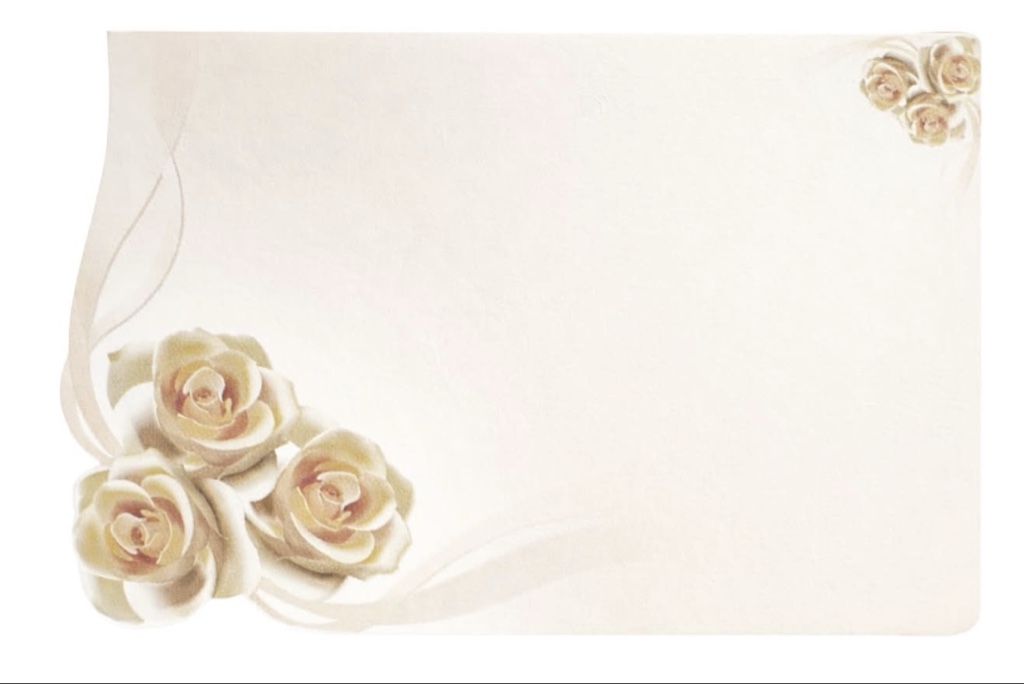 White Rose Card (1 Each)