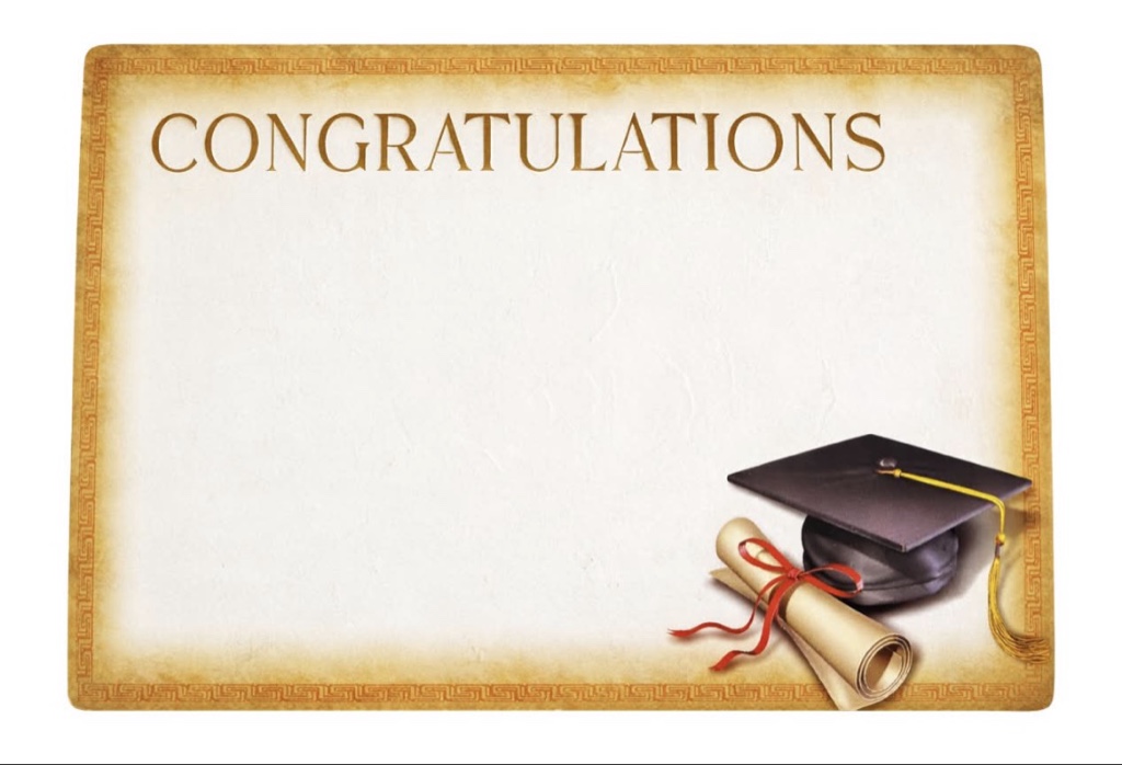 Congratulations Card (1 Each)