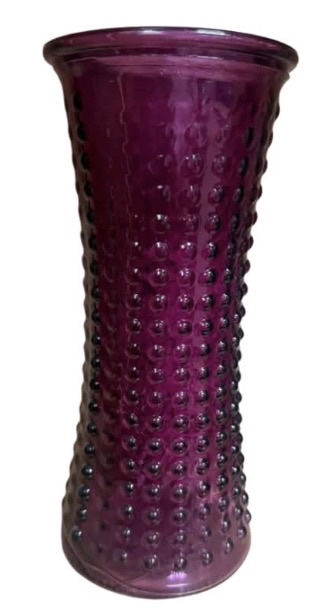 Purple Textured Glass Vase (Medium) (1 Each)