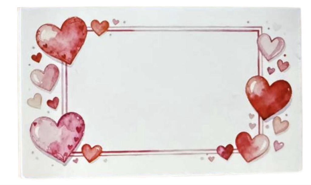 Heart Message Card (1 Each)