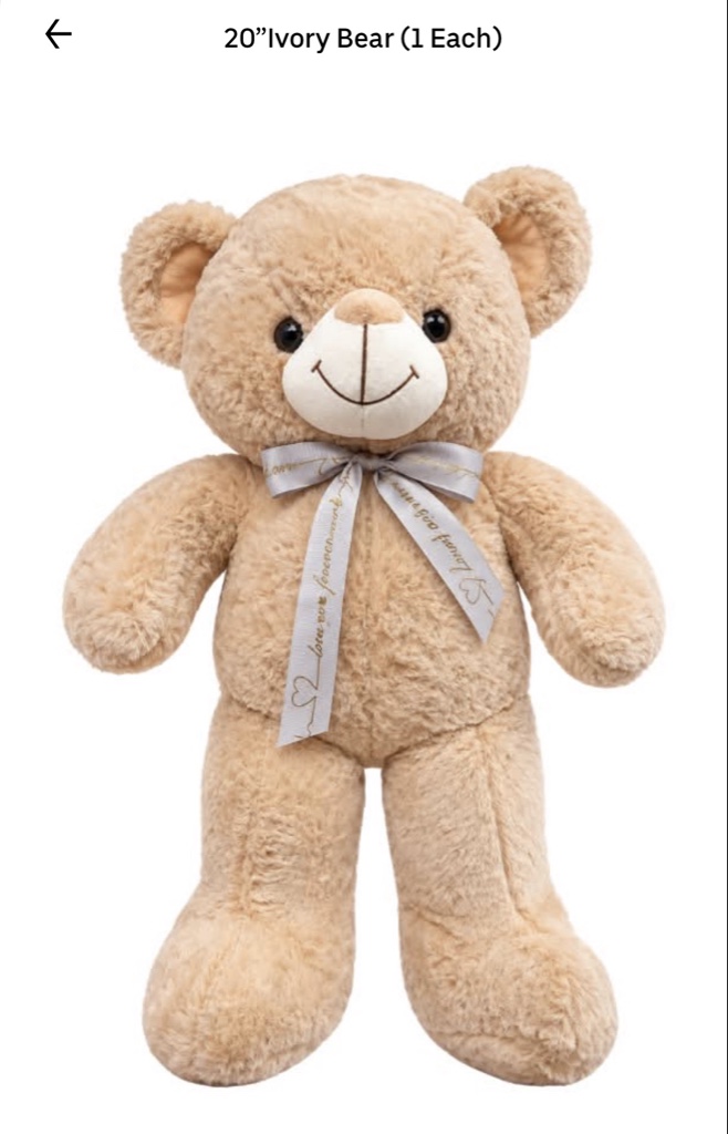 20”Ivory Bear