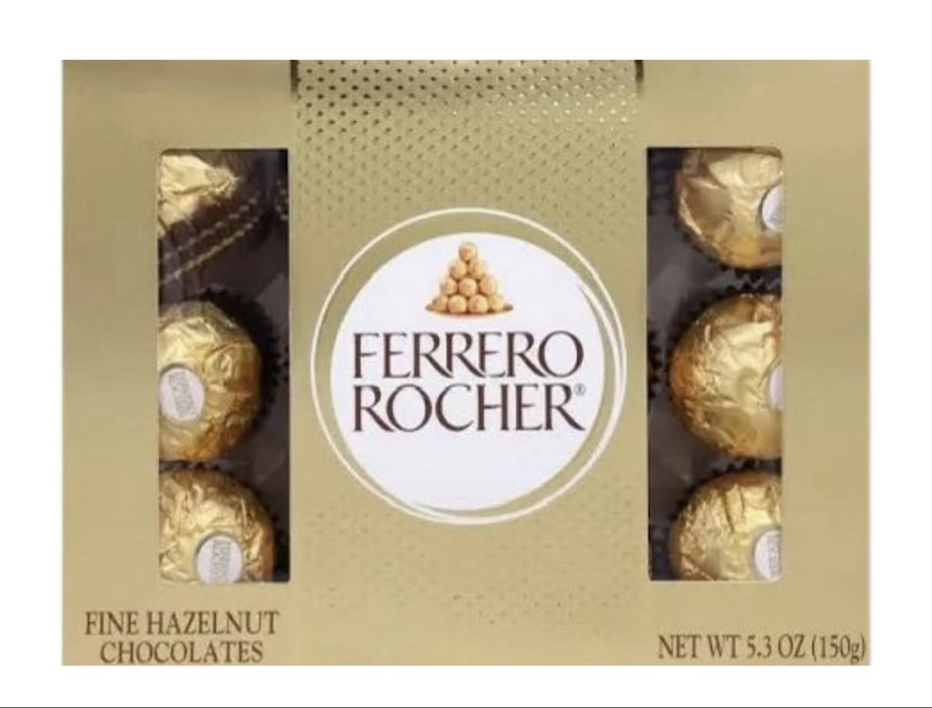 Ferrero Rocher Fine Hazelnut Chocolate Box (12 Qt) (1 Each)