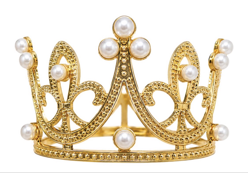 Medium Gold Crown With Pearls (1 Each)