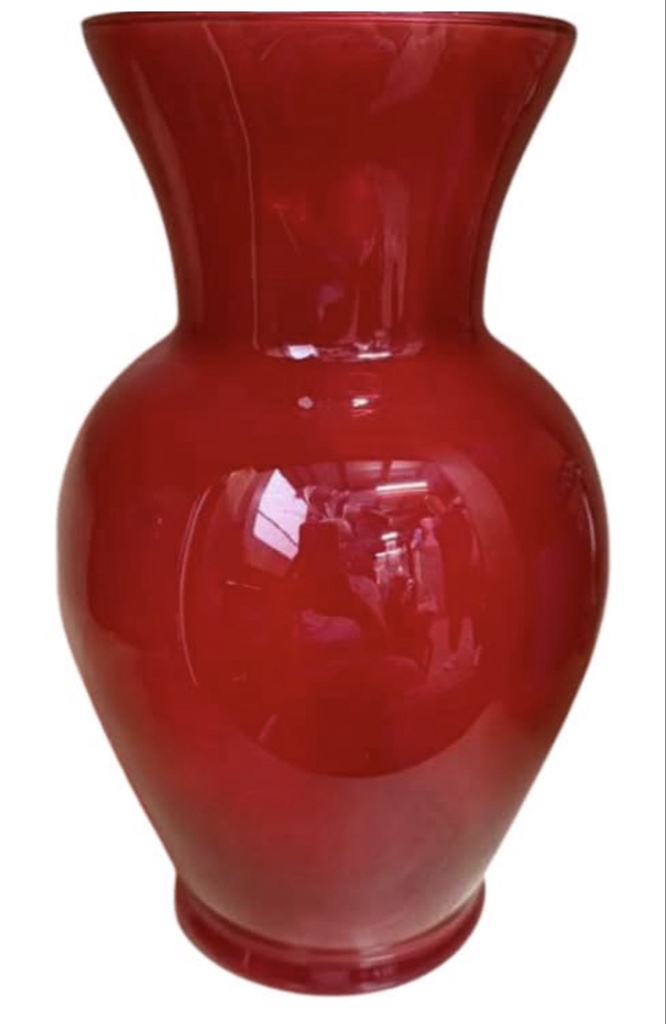 Red Glass Vase (Large) (1 Each)