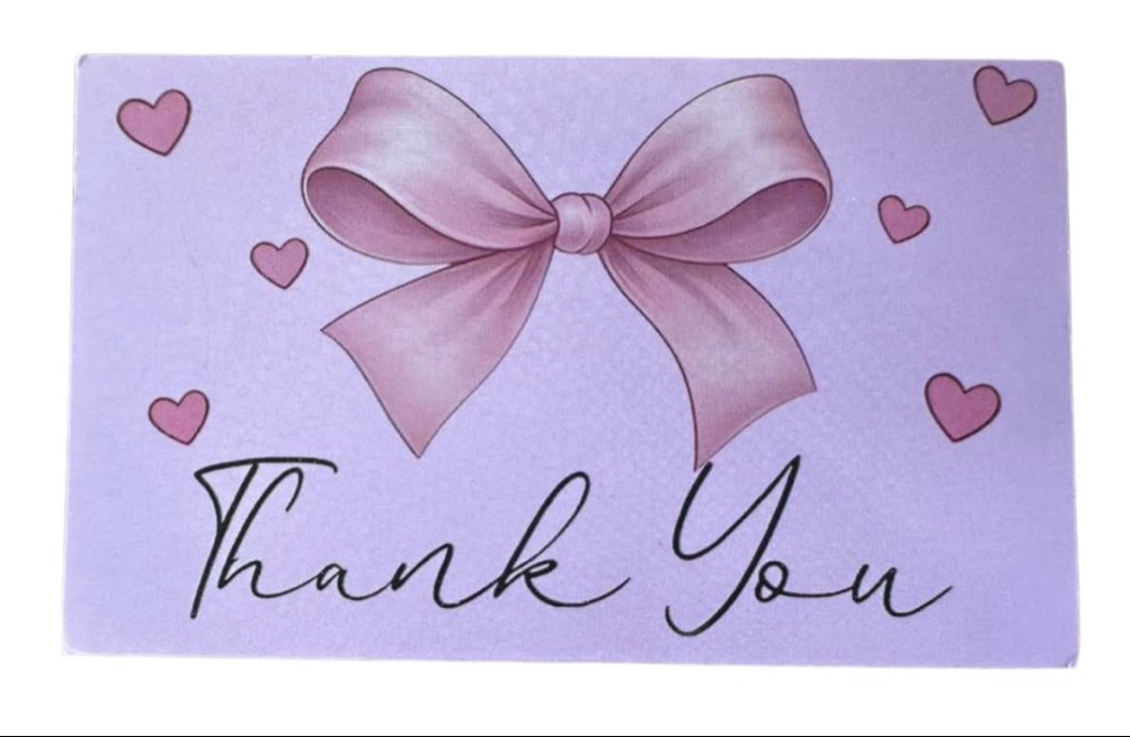 Thank You Pink Ribbon Greeting Card (1 Each)