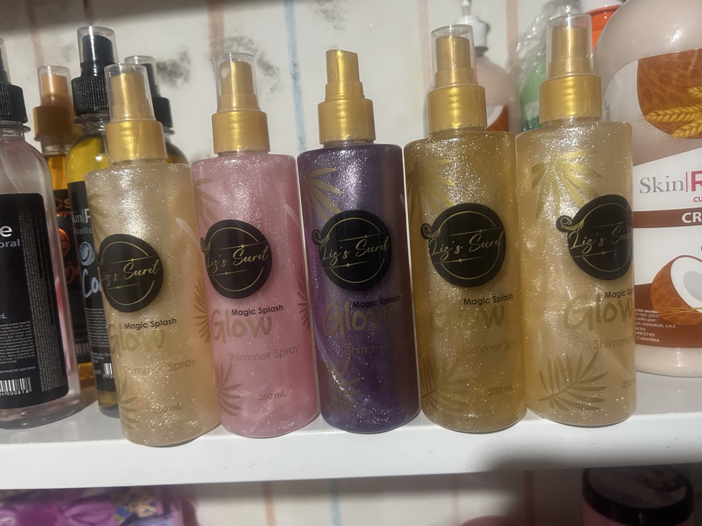 Splash con glitter