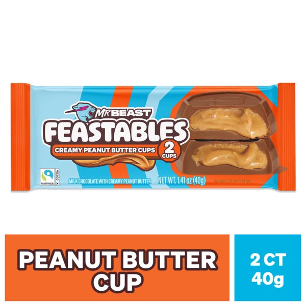 FEASTABLES CREAMY PEANUT X2