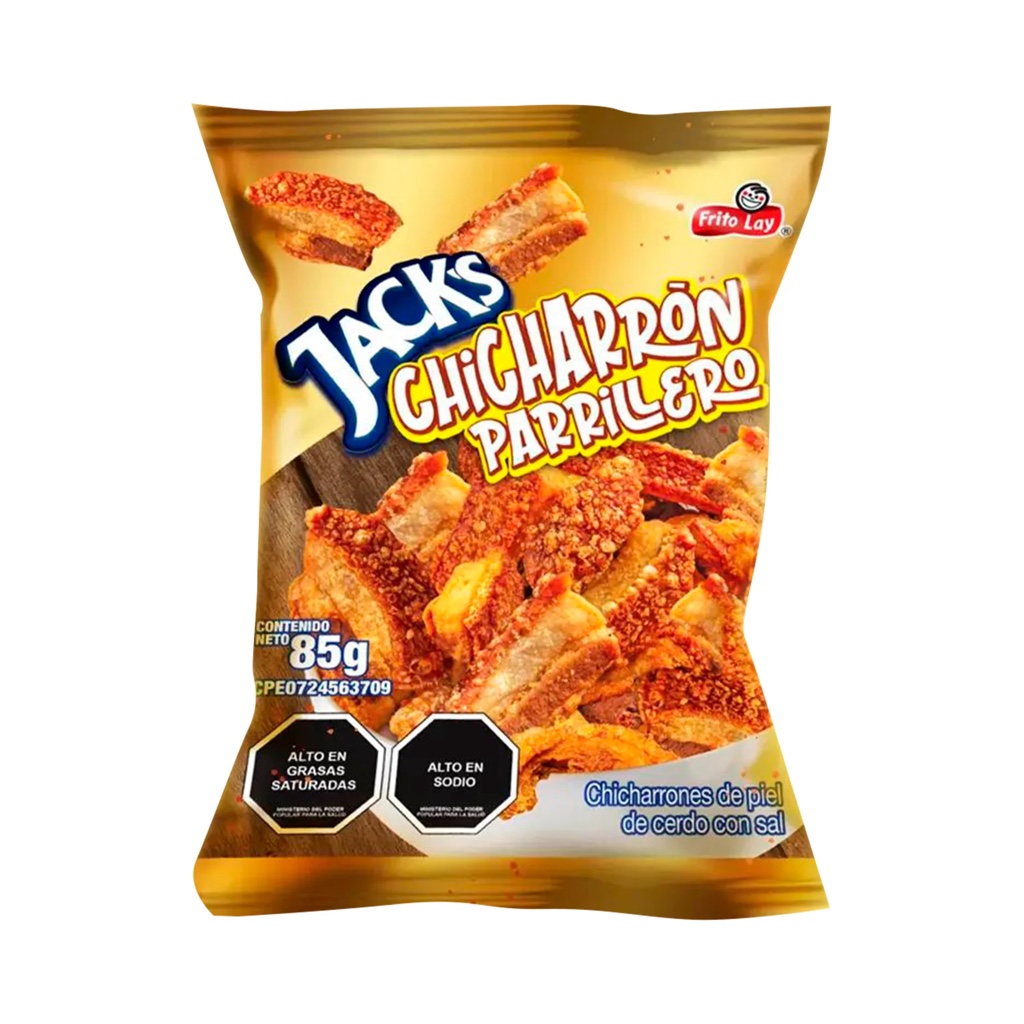 CHICHARRON JACKS PARRILLERO 85GR