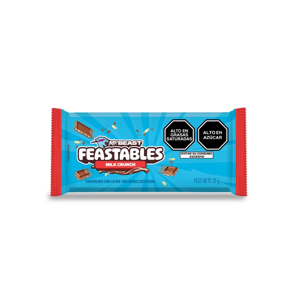 FEASTABLES MILK CRUNCH 60GR