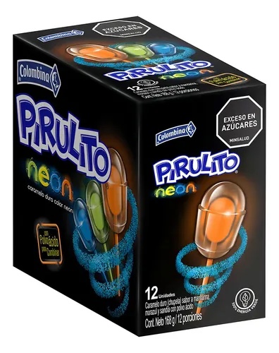 CHUPETA PIRULITO NEON