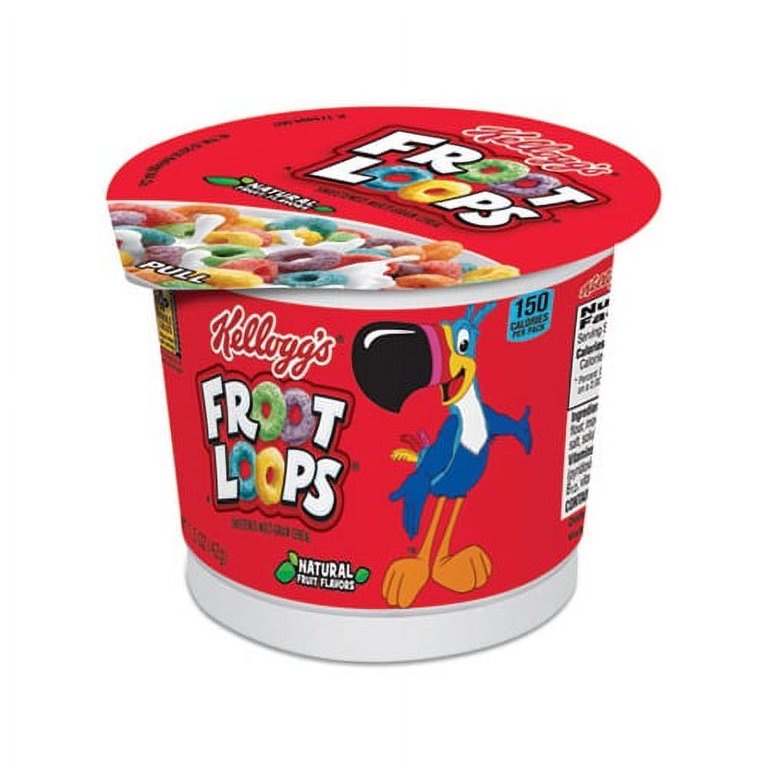 Cereal pote froot loops
