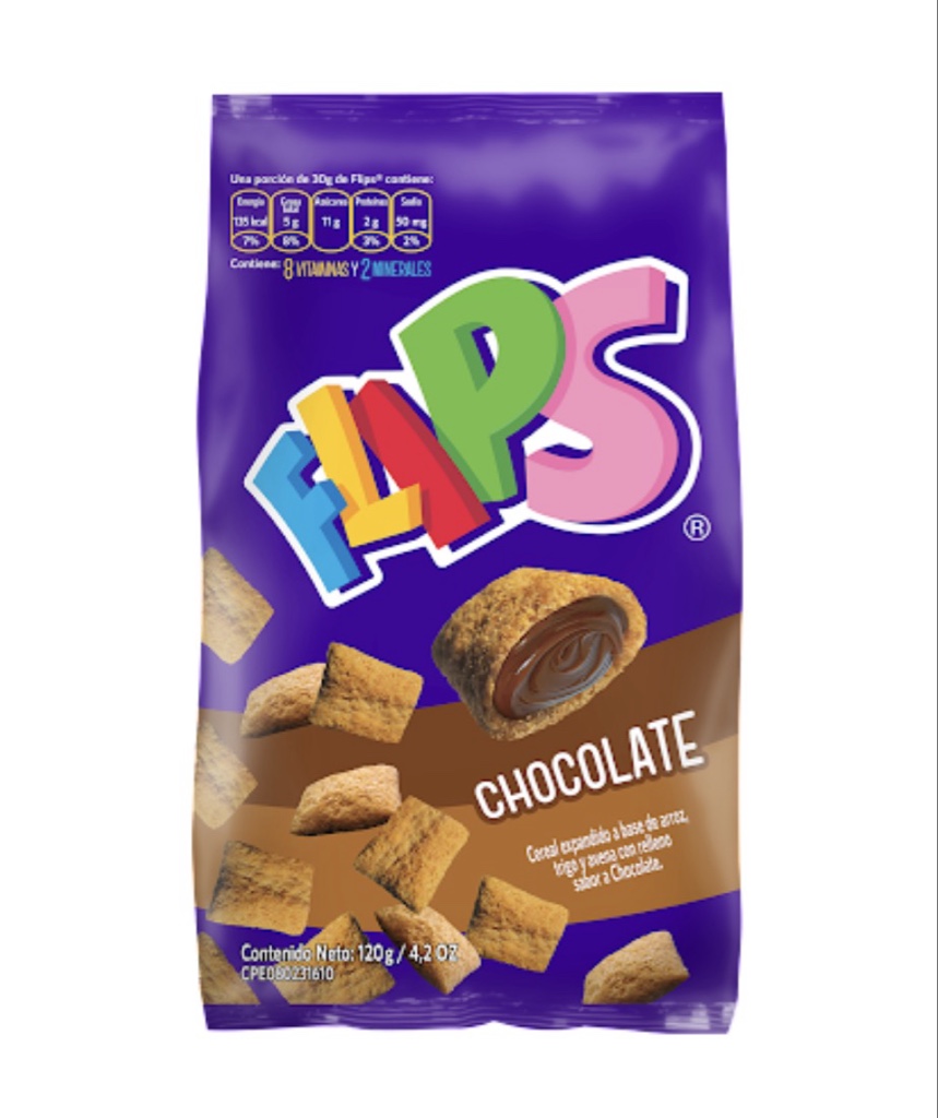 FLIPS BOLSA CHOCOLATE 120 GR