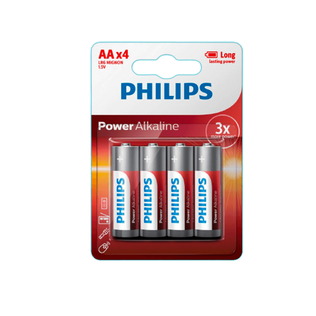 PILA PHILIPS ALCALINA AA X4