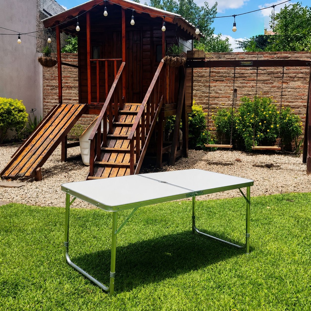 MESA PLEGABLE CÁMPING 120X60