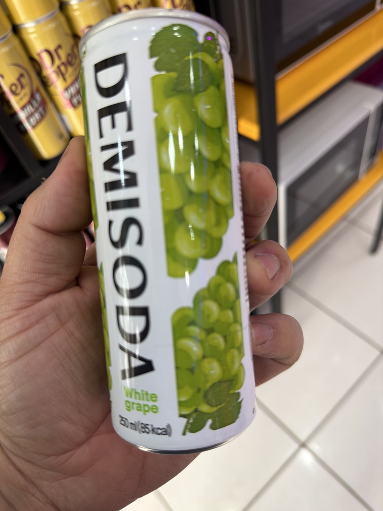 DEMI SODA uva branca 250ml