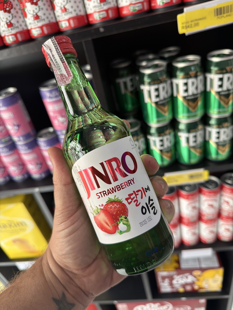 SOJU Jinro morango