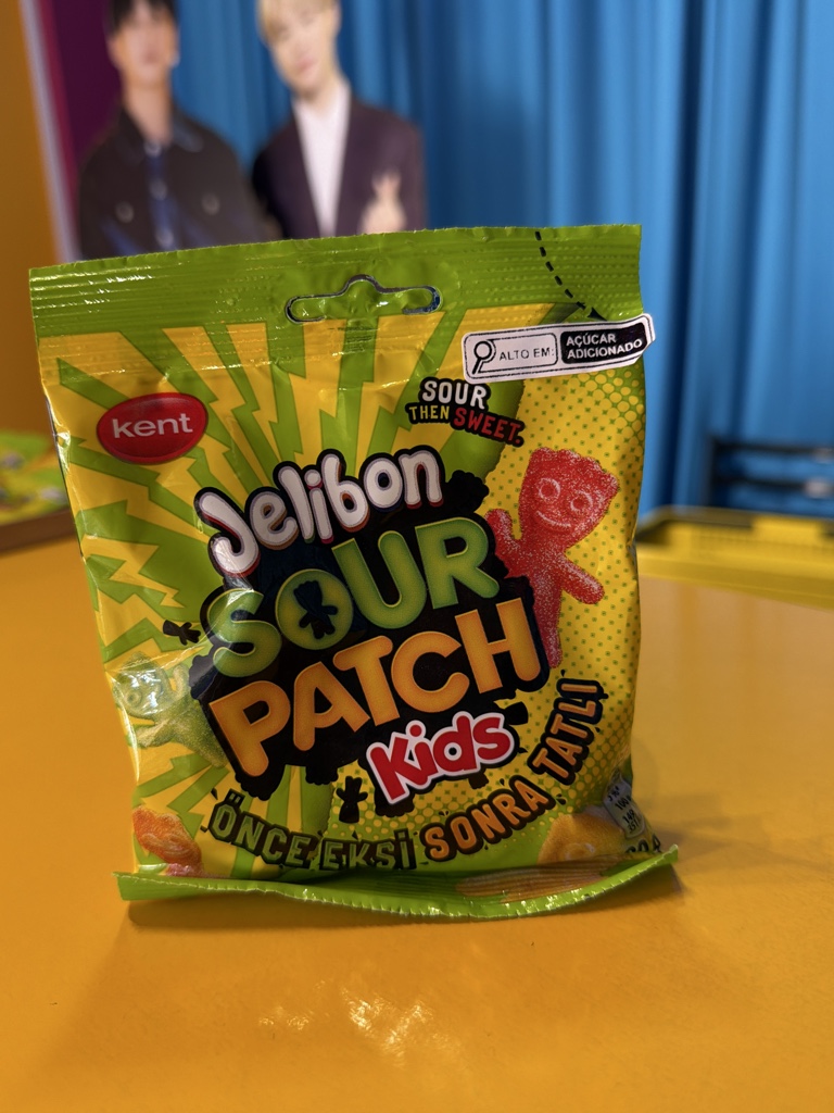 Bala de goma azeda SOUR PATCH