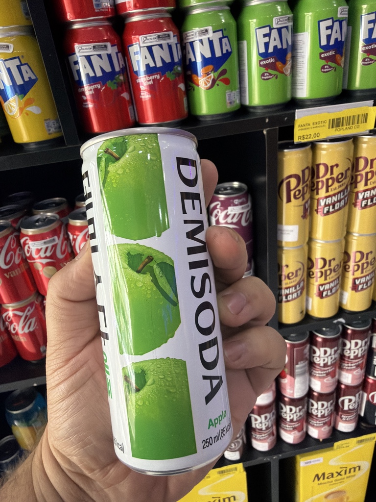 Demisoda verde maçã 250ml