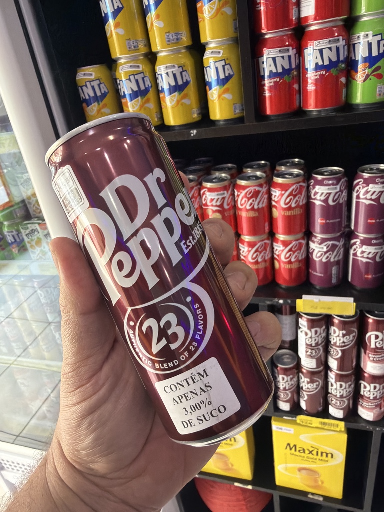 Dr Pepper cola  e morango