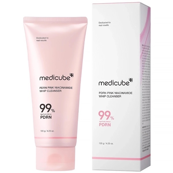 MEDICUBE PDRN Pink Niacinamide Whip Cleanser 120g